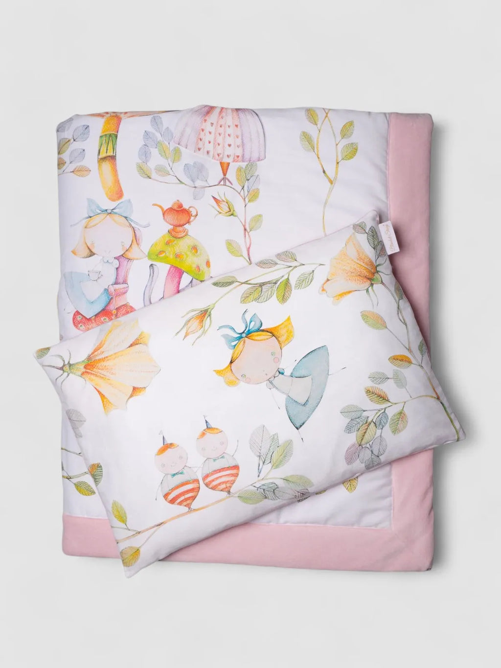 Pillow And Blanket Set Alice’s Magical World 49x59