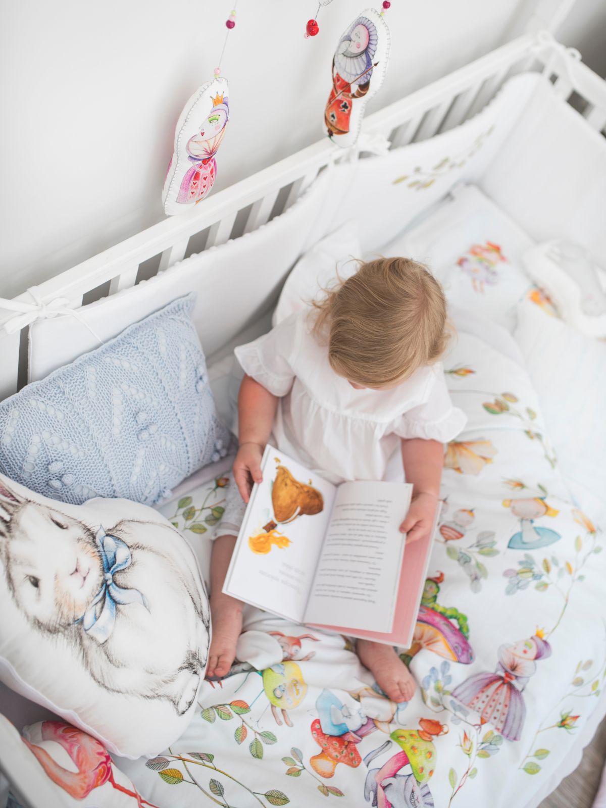 Ensemble oreiller et couverture Alice's Magical World 49x59