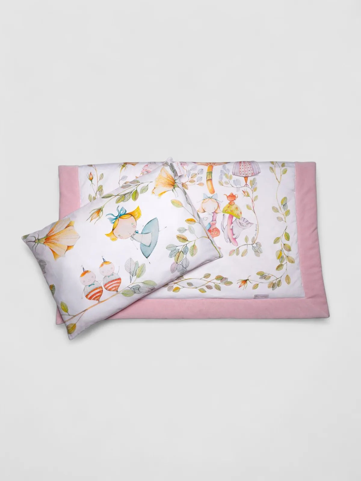 Ensemble oreiller et couverture Alice's Magical World 37x45