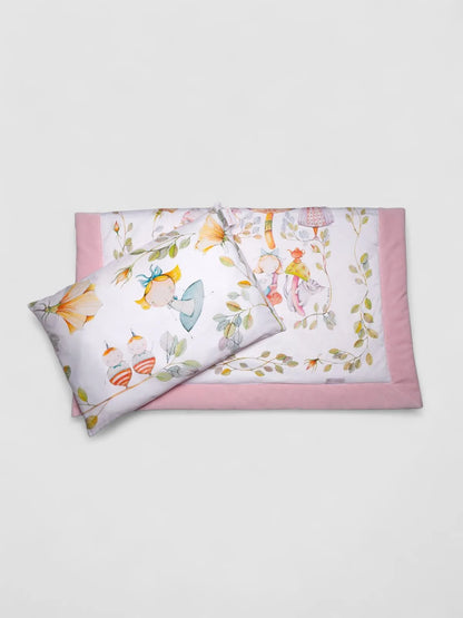 Alice's Magical World Story Blanket & Pillow Set