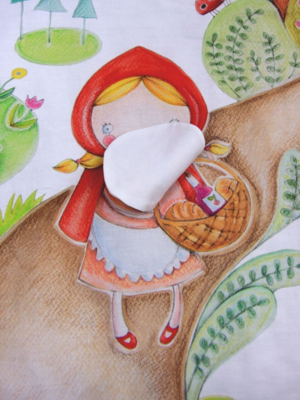 Pillow And Blanket Set Little Red Riding Hood 37x45
