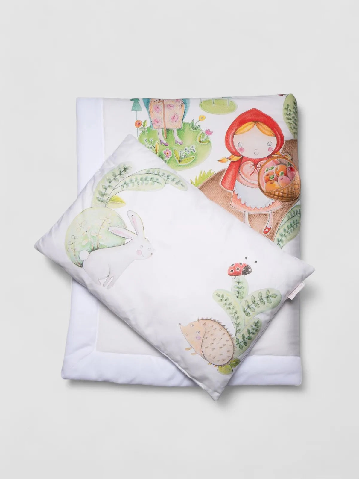 Pillow And Blanket Set Little Red Riding Hood 49x59