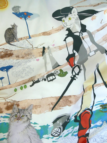 Ensemble oreiller et couverture Chat Botté 39x52