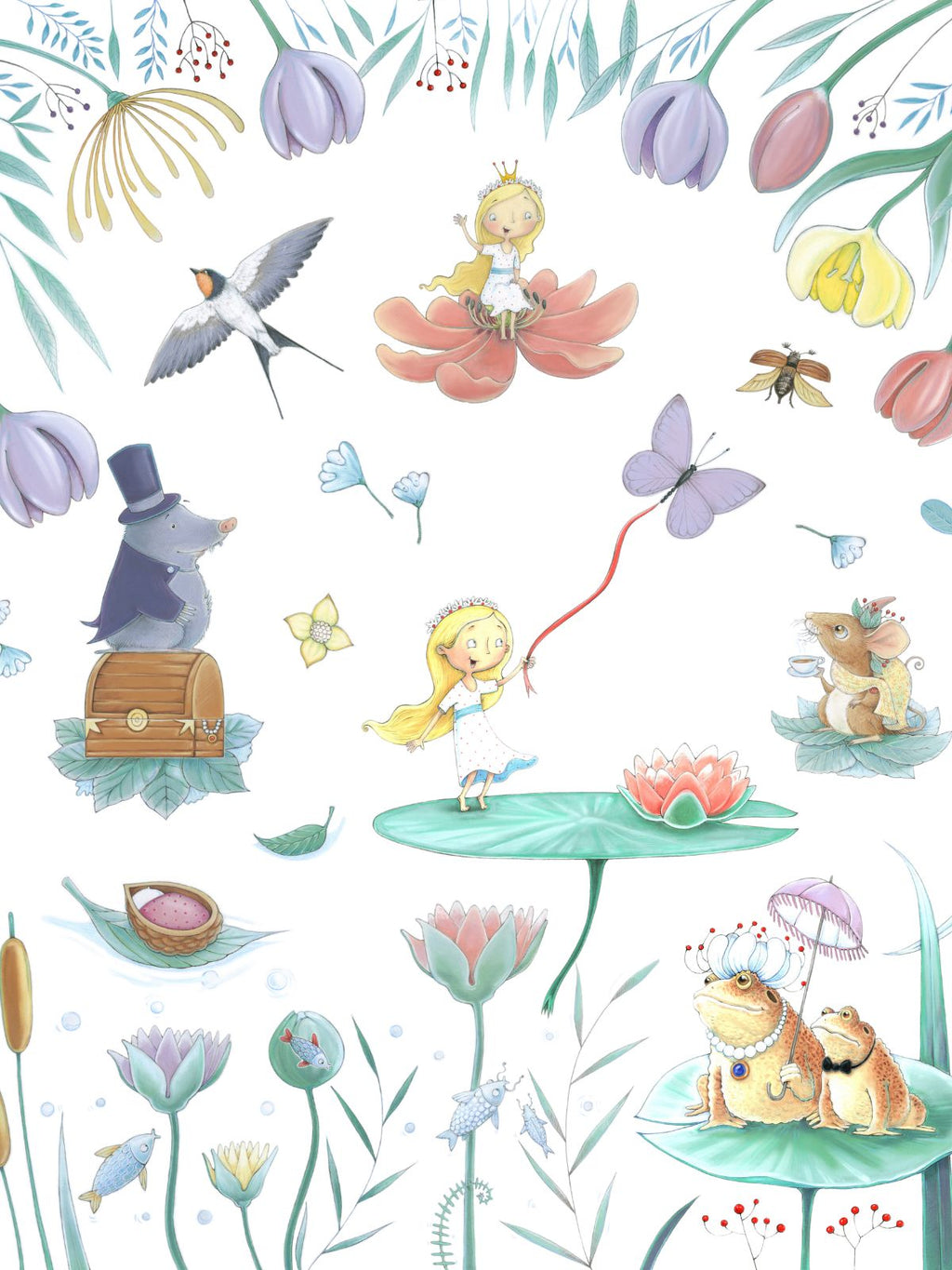 Pillow And Blanket Set Thumbelina 37x45