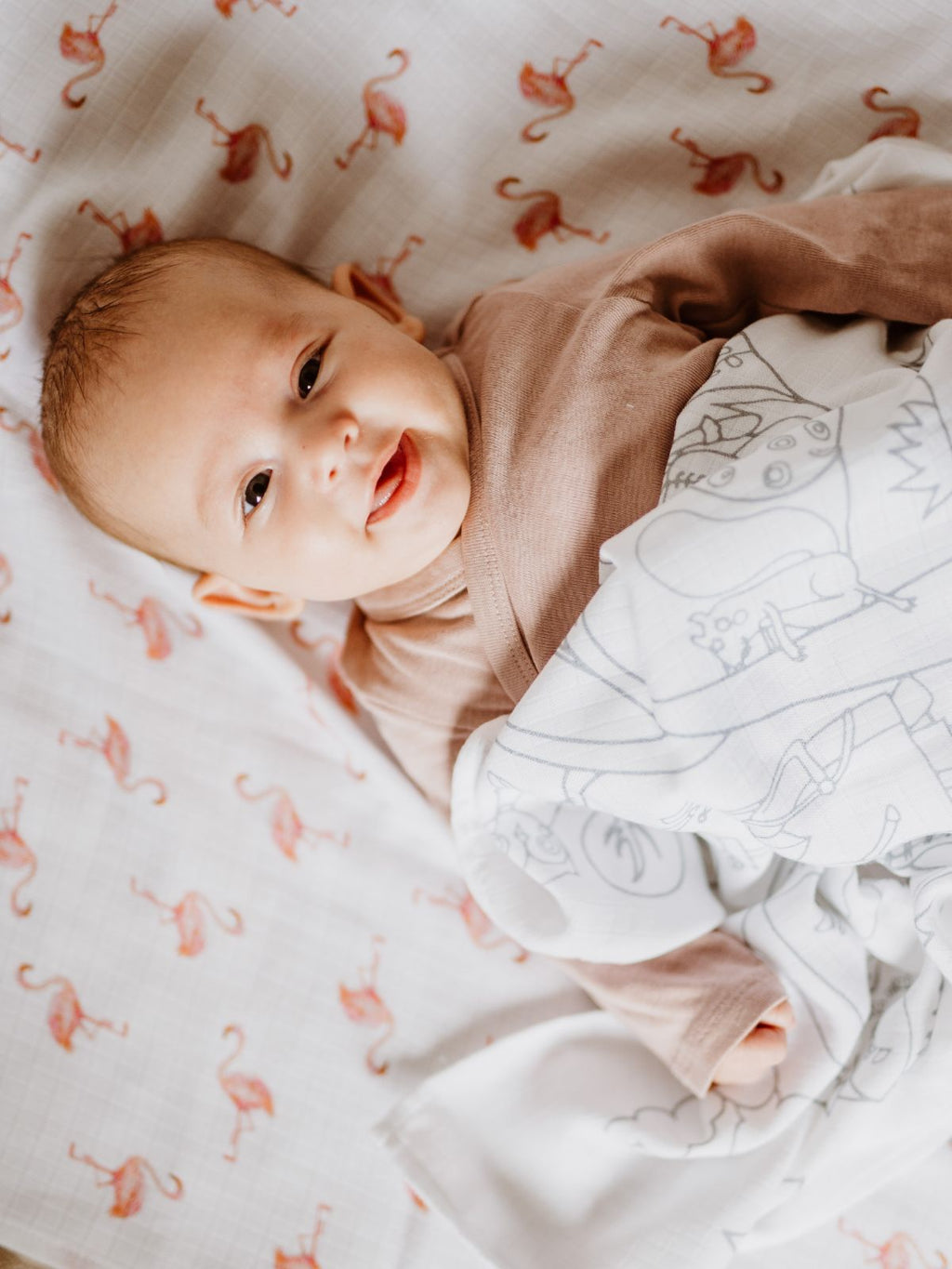 Baby Swaddle 28x28 Set 2 Pieces