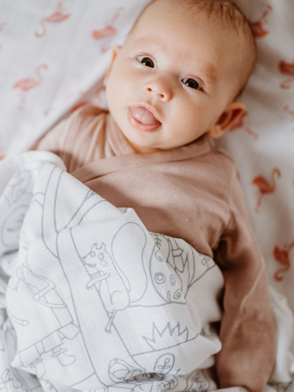 Baby Swaddle 28x28 Set 2 Pieces