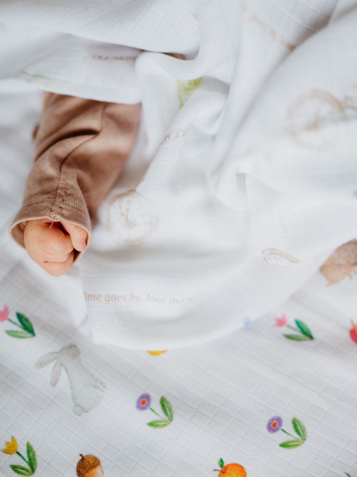 Ensemble de 2 couvertures d'emmaillotage pour bébé 28x28
